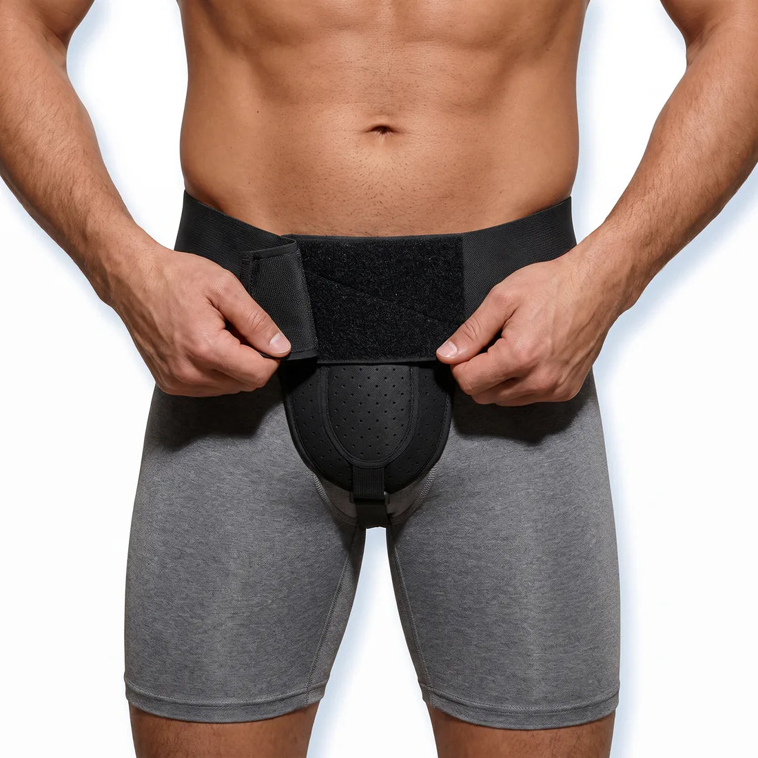 Fasten the waistband