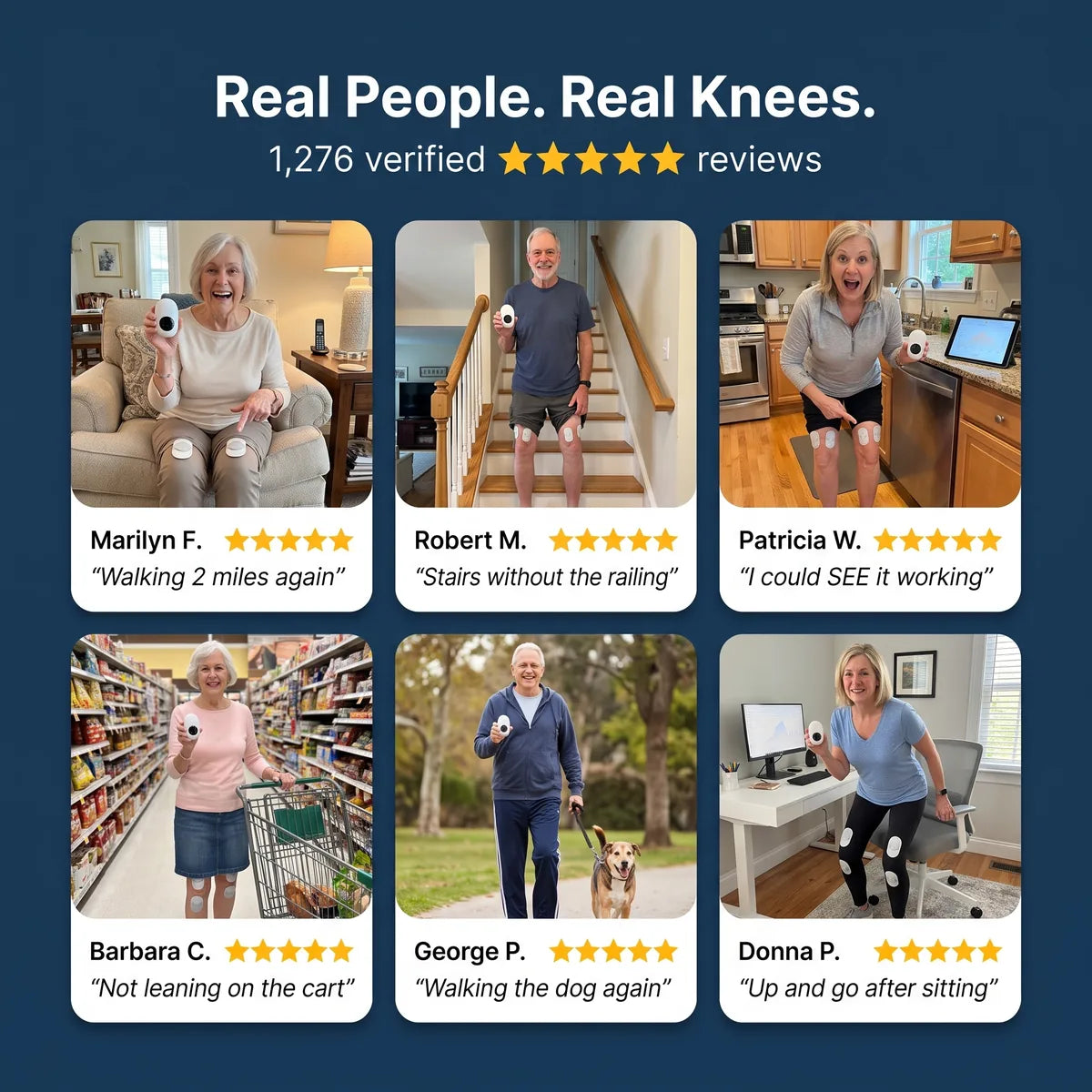 Real people and real knees: Ivalen customer reviews